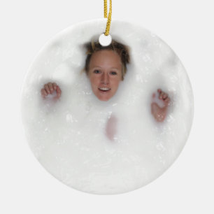 Woman in Milk Ceramic Tree Decoration