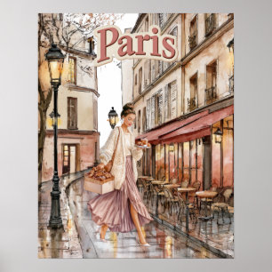 Woman in Paris Poster