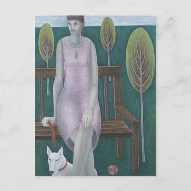 Woman in Park 2006 Postcard (Front)