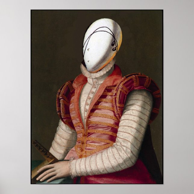 WOMAN IN PINK DRESS Fashion Theatrical Costume Poster (Front)