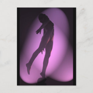 Woman in Pink Postcard