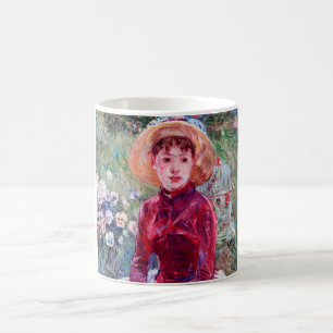 Woman in Red, Berthe Morisot Coffee Mug