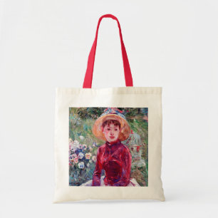 Woman in Red, Berthe Morisot Tote Bag