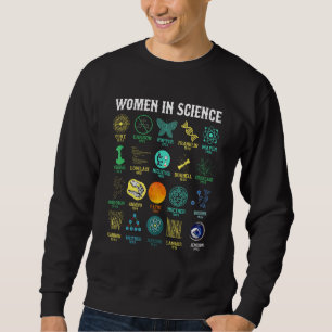 Woman In Science Biology & Physics Teacher Enginee Sweatshirt