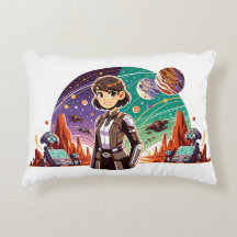 Woman in space uniform