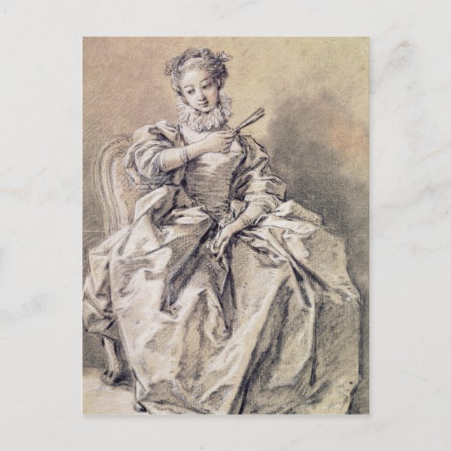 Woman in Spanish Costume Postcard (Front)