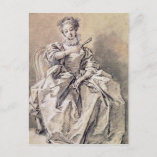 Woman in Spanish Costume Postcard