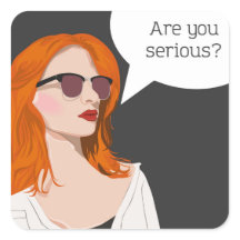 Woman in sunglasses inart style.