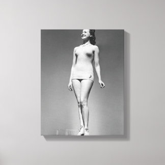 Woman in Swimsuit Canvas Print