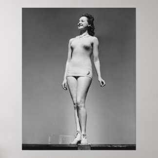 Woman in Swimsuit Poster