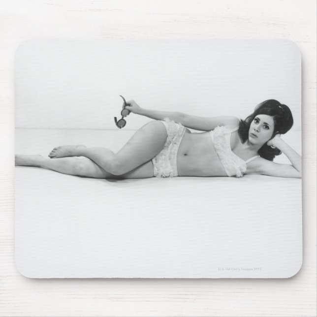 Woman in Swimwear Mouse Mat (Front)