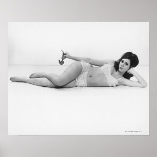 Woman in Swimwear Poster