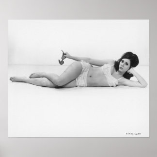 Woman in Swimwear Poster