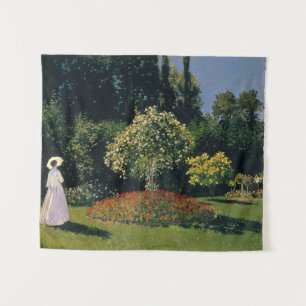 Woman in the Garden - Claude Monet Tapestry
