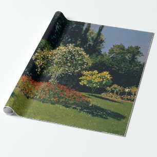 Woman in the Garden - Claude Monet Wrapping Paper