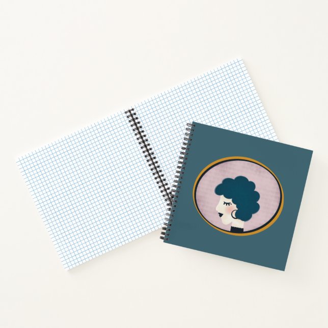 Woman in the Mirror Notebook (Inside)