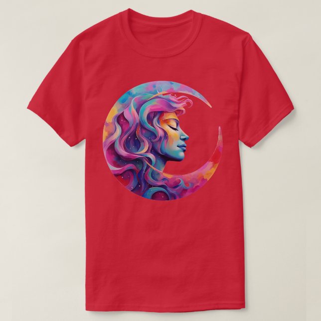 Woman in the Moon T-Shirt (Design Front)