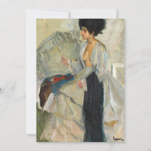 Woman in the Studio   Edward Cucuel