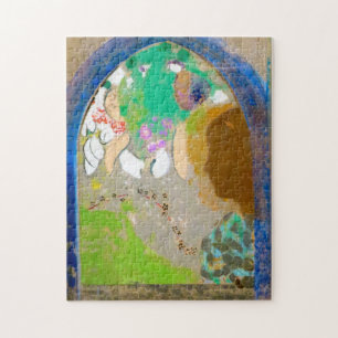 Woman in the Window, Redon Jigsaw Puzzle