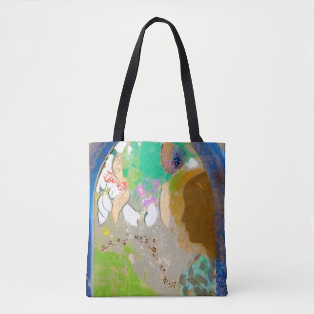 Woman in the Window, Redon Tote Bag (Front)