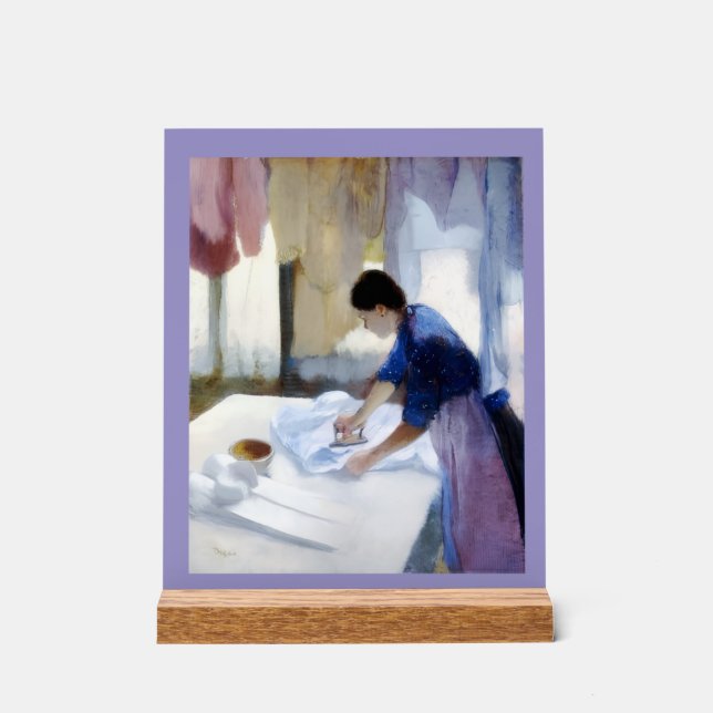 "Woman Ironing" Acrylic Sign (Front)