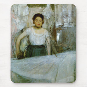 Woman Ironing Mouse Mat
