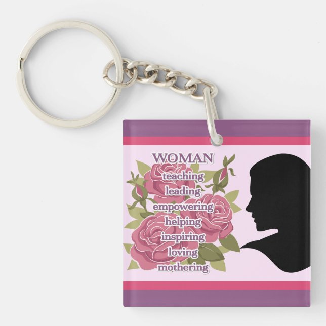 Woman Key Ring (Front)