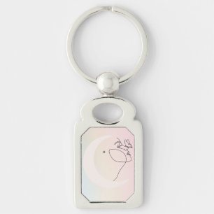 Woman Key Ring