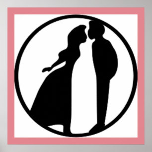 WOMAN KISSING MAN POSTER