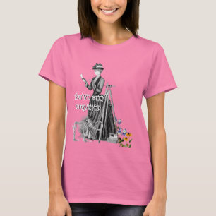 WOMAN LAND SURVEYOR WESTERN SURVEY VINTAGE   T-Shi T-Shirt