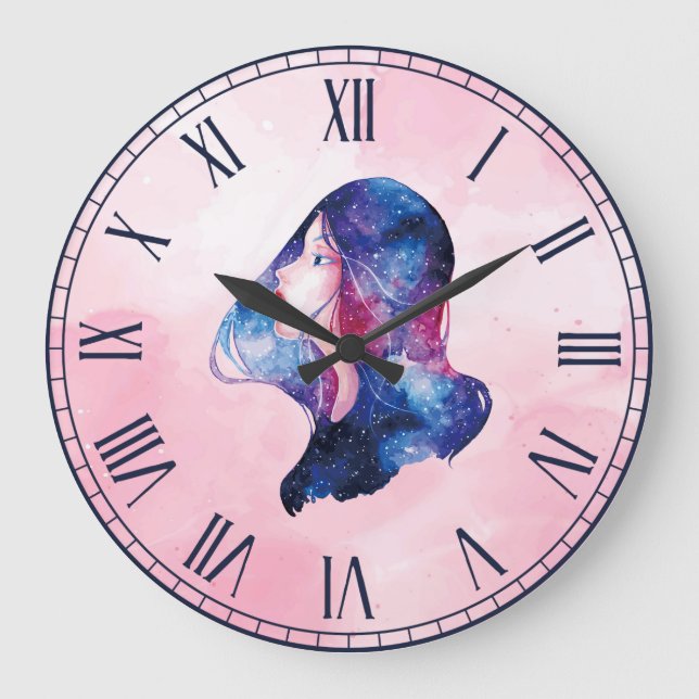 Woman Large Clock (Front)
