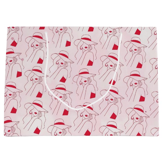 Woman Large Gift Bag (Front)