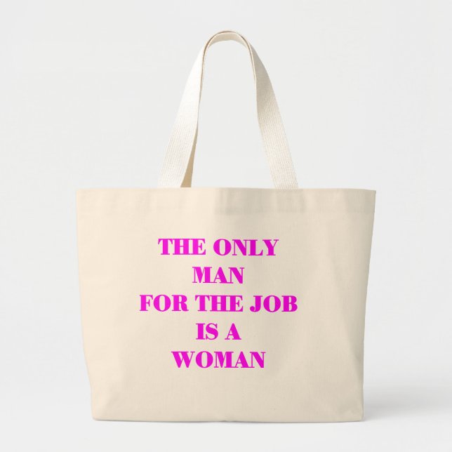 woman large tote bag (Front)