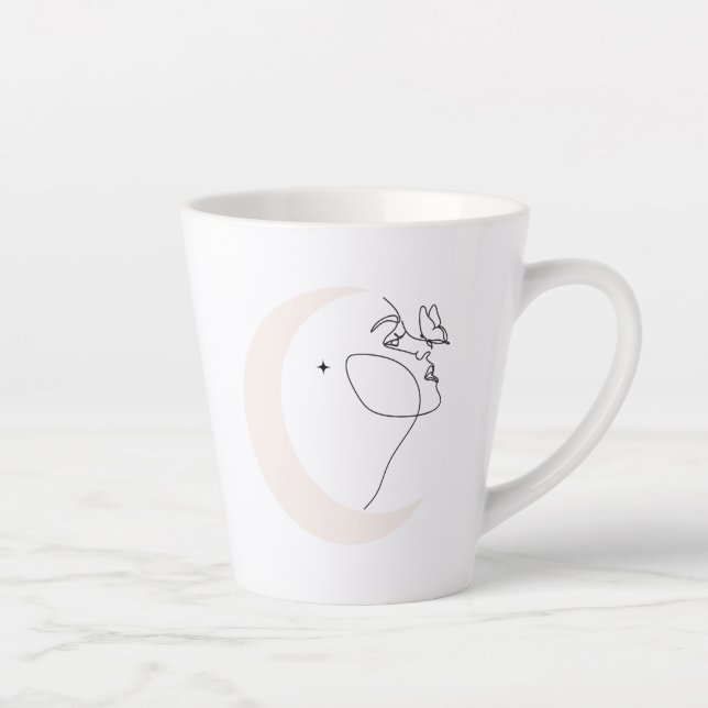 Woman Latte Mug (Right)