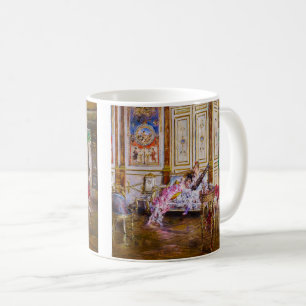 Woman Laying a Lyre and a Listener by Boldini  Coffee Mug