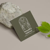 Woman Leaves Moon Arch Beauty Wellness Spa Sage