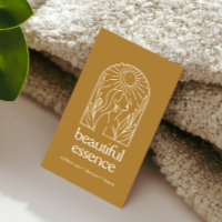 Woman Leaves Moon Arch Wellness Day Spa Copper