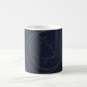 Woman Line Art Personalized Poster Coffee Mug