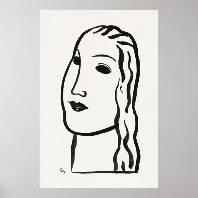 Woman Lines Poster (Front)