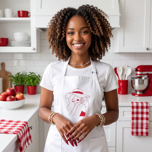 Woman Long Apron