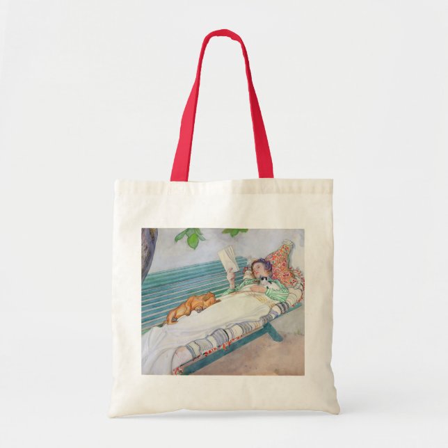 Woman Lying on a Bench, 1913 (w/c on paper) Tote Bag (Front)