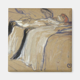 Woman lying on her Back - Lassitude Magnet