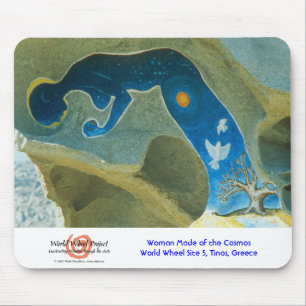 Woman Made of Cosmos/Mouse Pad Mouse Mat