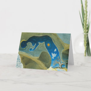 Woman Made of the Cosmos/Folded Card