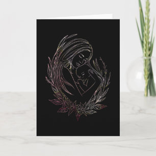 Woman Mother Baby Midwife Doula Card