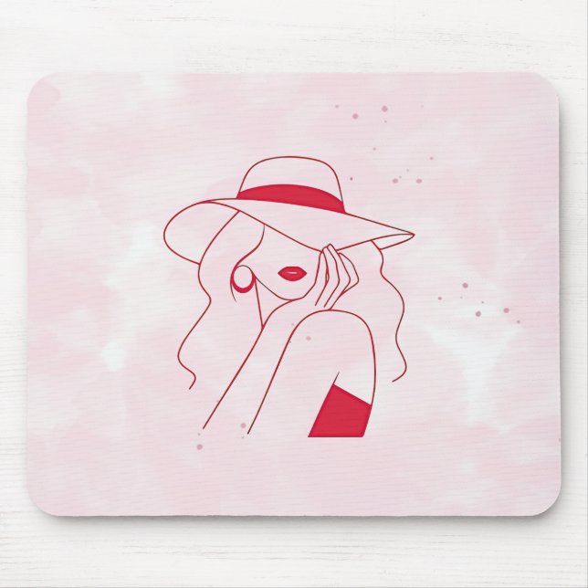 Woman Mouse Mat (Front)