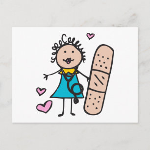 Woman Nurse Postcard