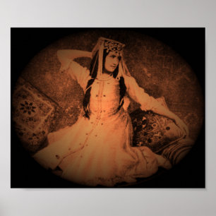 Woman of caucasus poster