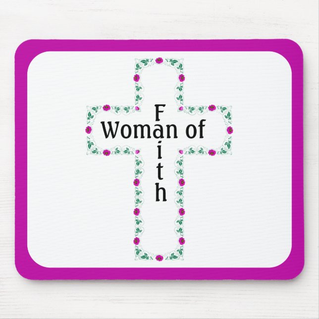 Woman of faith mouse mat (Front)