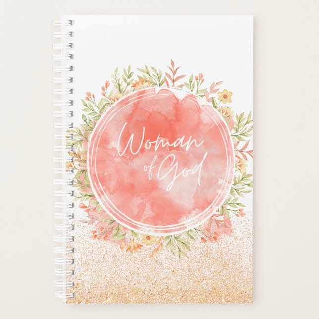 Woman of God in Pink Planner (Front)